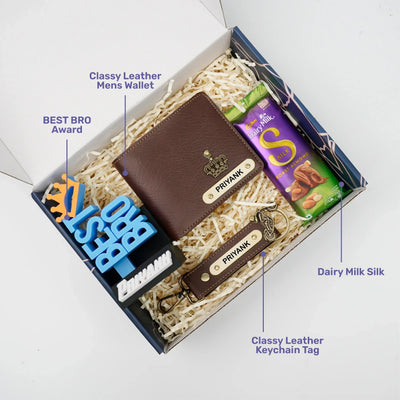 Personalised Brother (Bhai) Combo 7.0 - Brown