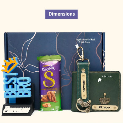 Personalised Brother (Bhai) Combo 7.0 - Olive Green