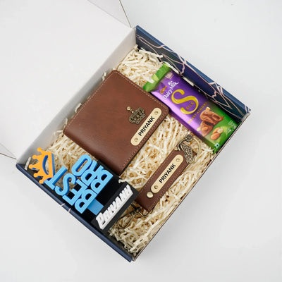 Personalised Brother (Bhai) Combo 7.0 - Tan