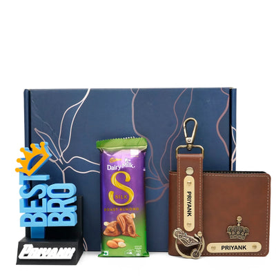 Personalised Brother (Bhai) Combo 7.0 - Tan