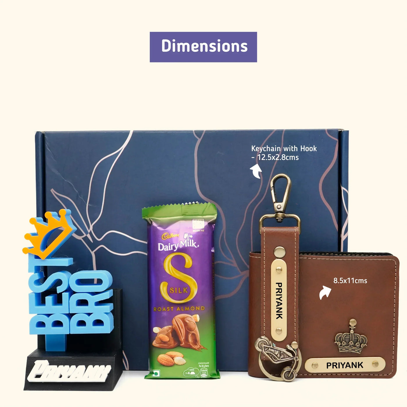 Personalised Brother (Bhai) Combo 7.0 - Tan