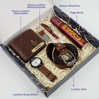 Personalised Brother (Bhai) Combo 6.0 - Brown