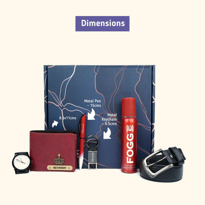 Personalised Brother (Bhai) Combo 6.0 - Maroon