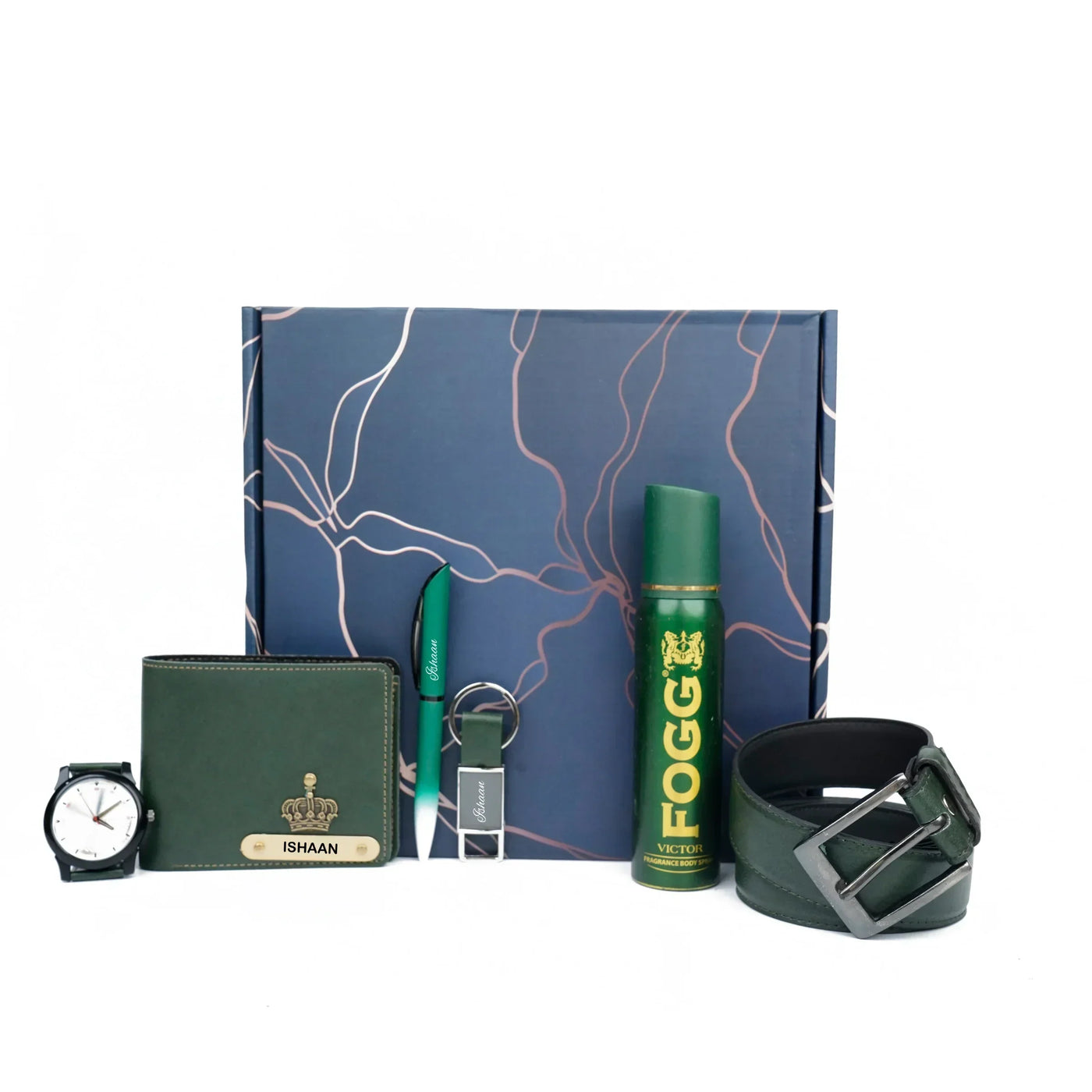 Personalised Brother (Bhai) Combo 6.0 - Olive Green