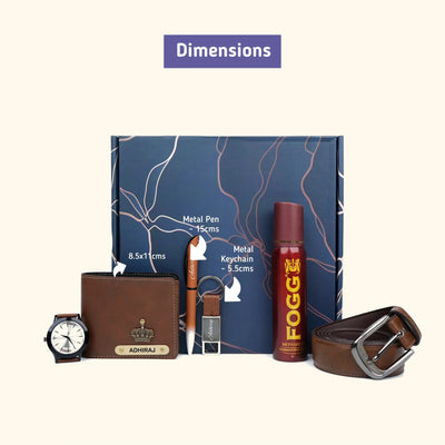 Personalised Brother (Bhai) Combo 6.0 - Tan