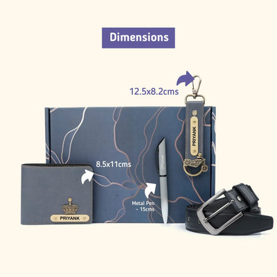 Personalised Brother (Bhai) Combo 5.0 - Dark Grey