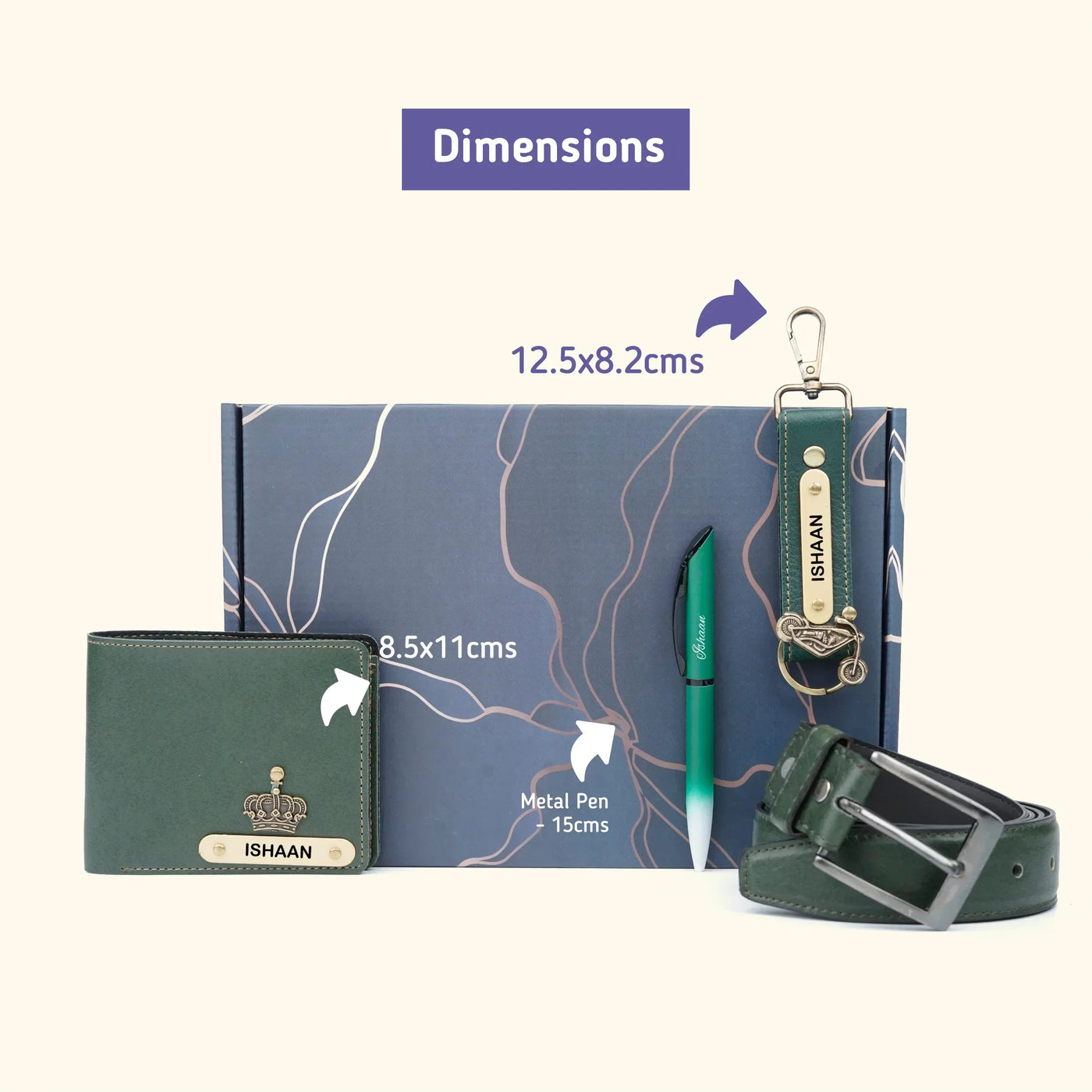 Personalised Brother (Bhai) Combo 5.0 - Olive Green