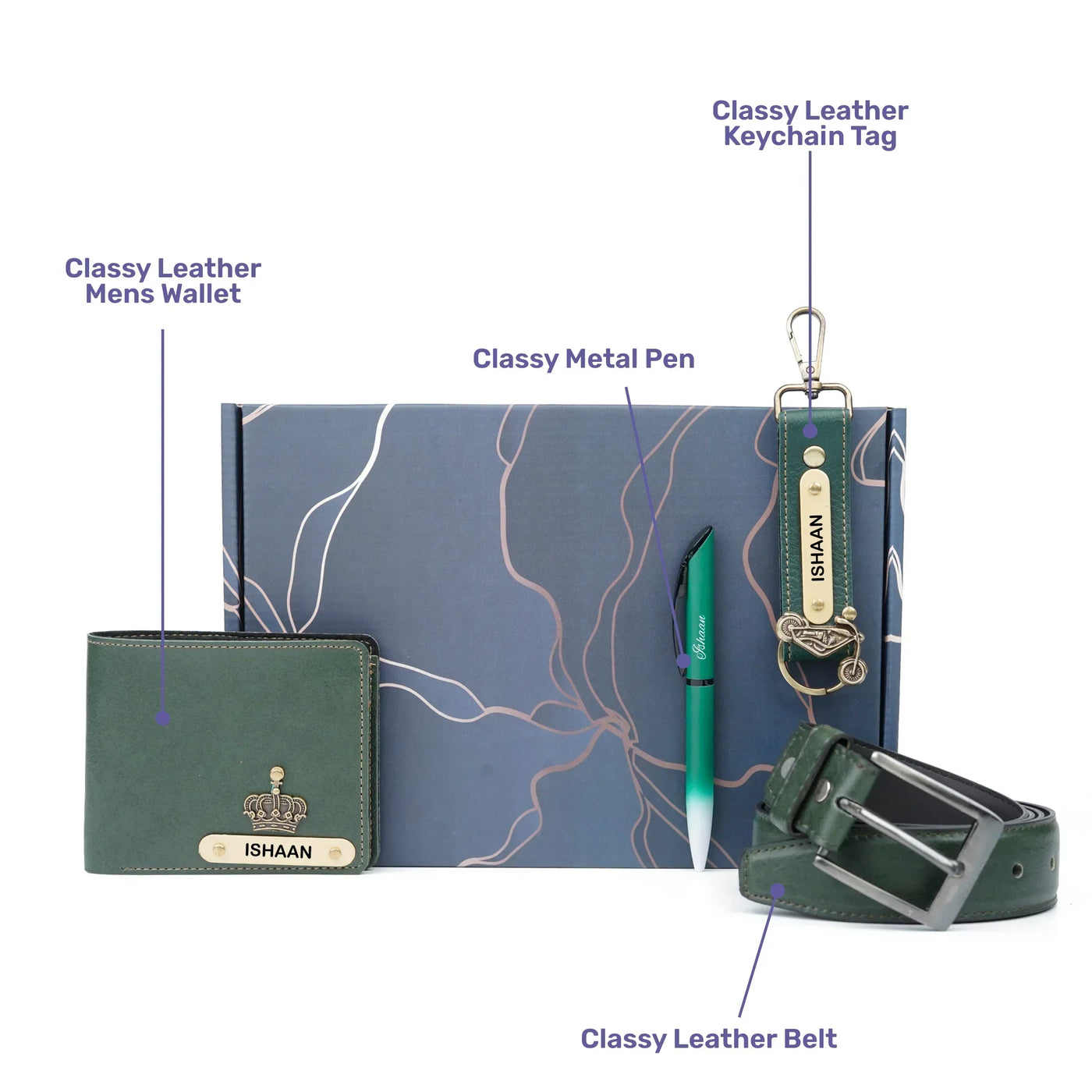 Personalised Brother (Bhai) Combo 5.0 - Olive Green