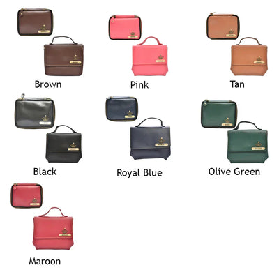 Personalized Mini make up kit + Sling bag - Pink