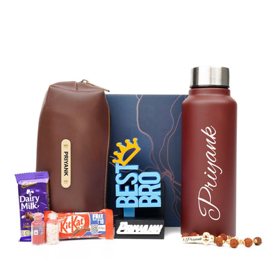 Personalise Kids Rakhi Combo 2.0 - Brown