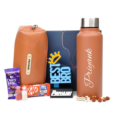 Personalise Kids Rakhi Combo 2.0 - Tan