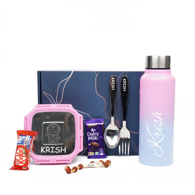 Personalise Kids Rakhi Combo 3.0 - Pink