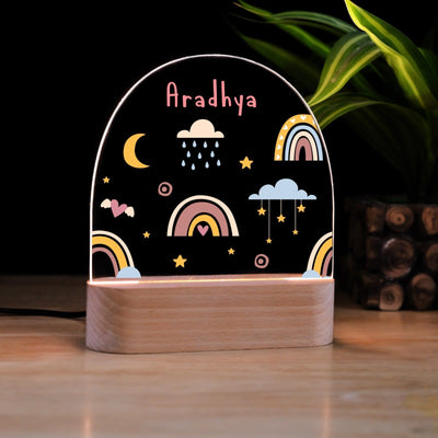 Personalised Dreams Kids Night Lamp
