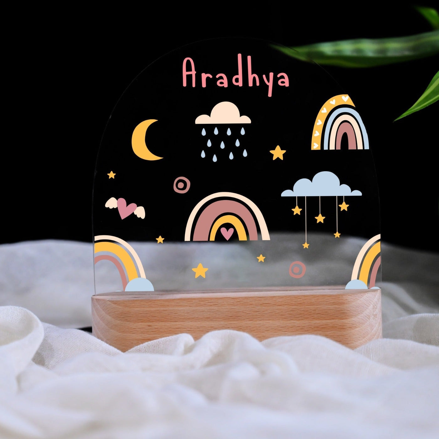 Personalised Dreams Kids Night Lamp