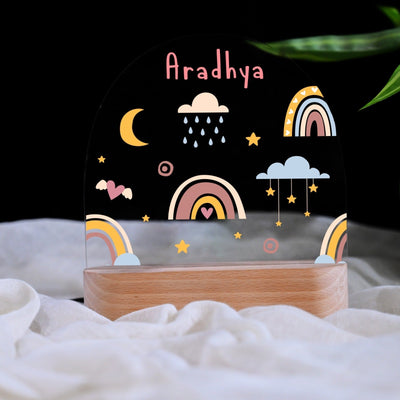 Personalised Dreams Kids Night Lamp