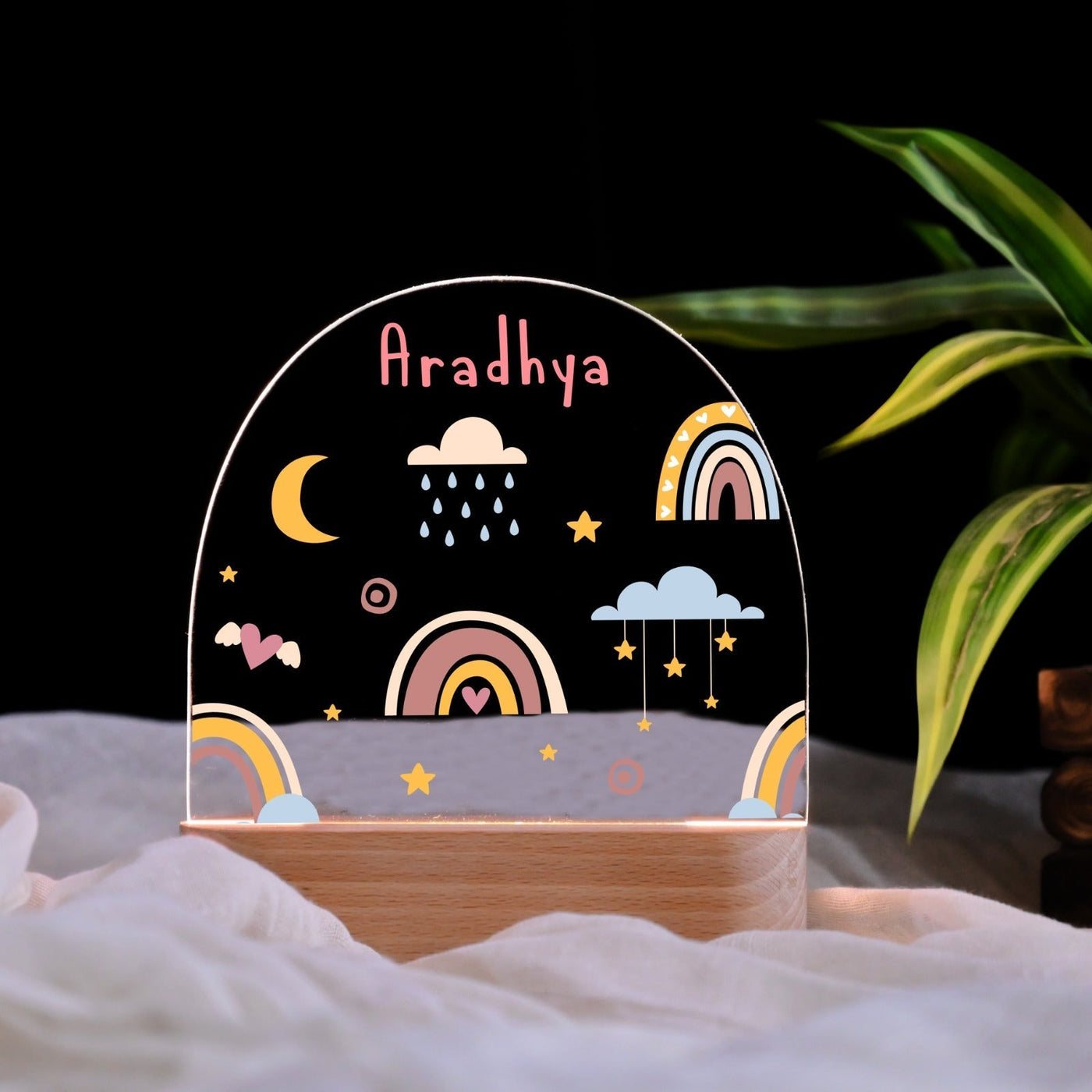 Personalised Dreams Kids Night Lamp