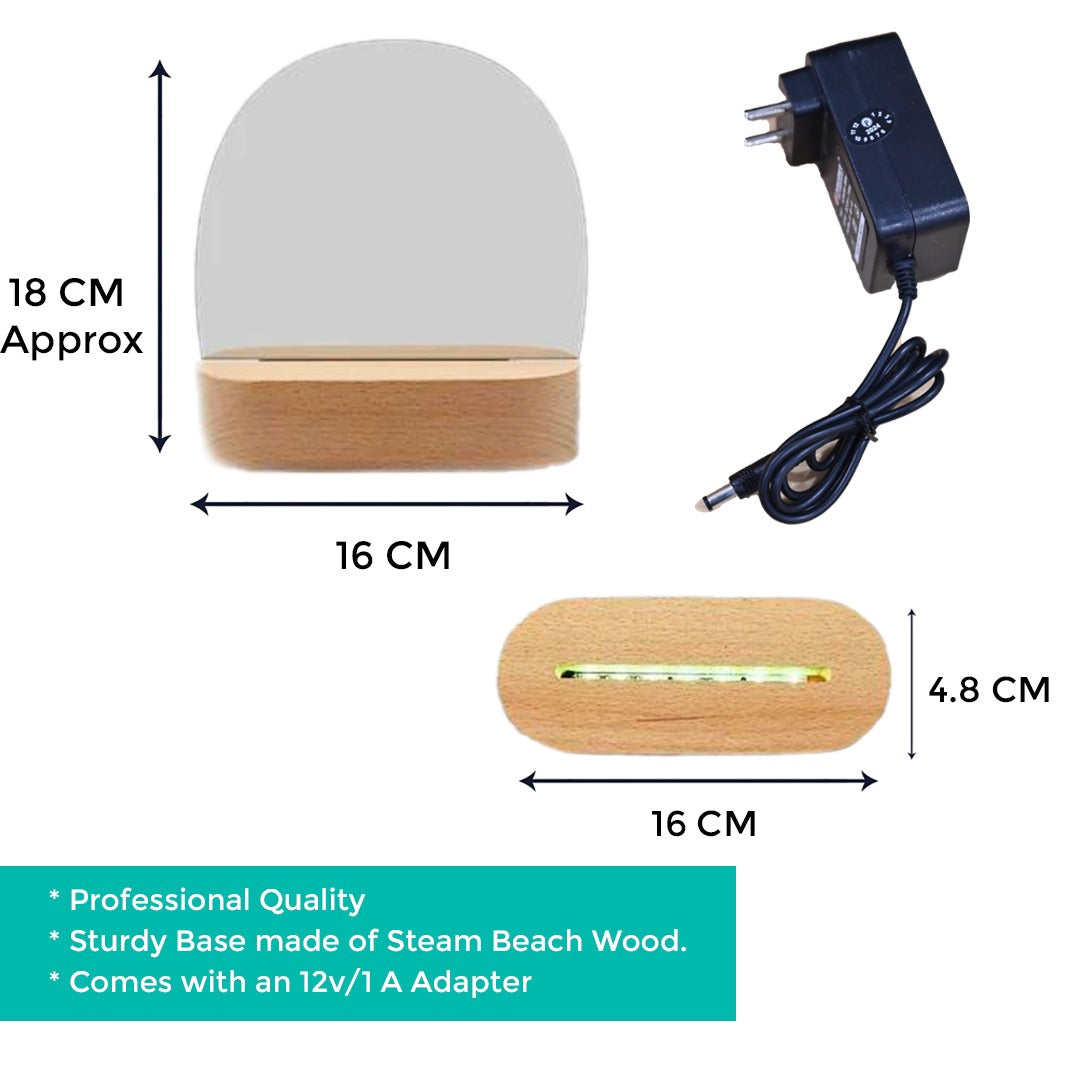 Personalised Superheroes Theme Kids Night Lamp