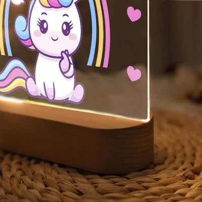 Personalised Unicorn Kids Night Lamp