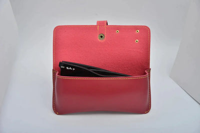 Customized Best Vegan Leather Combo with Water Bottle - Wine