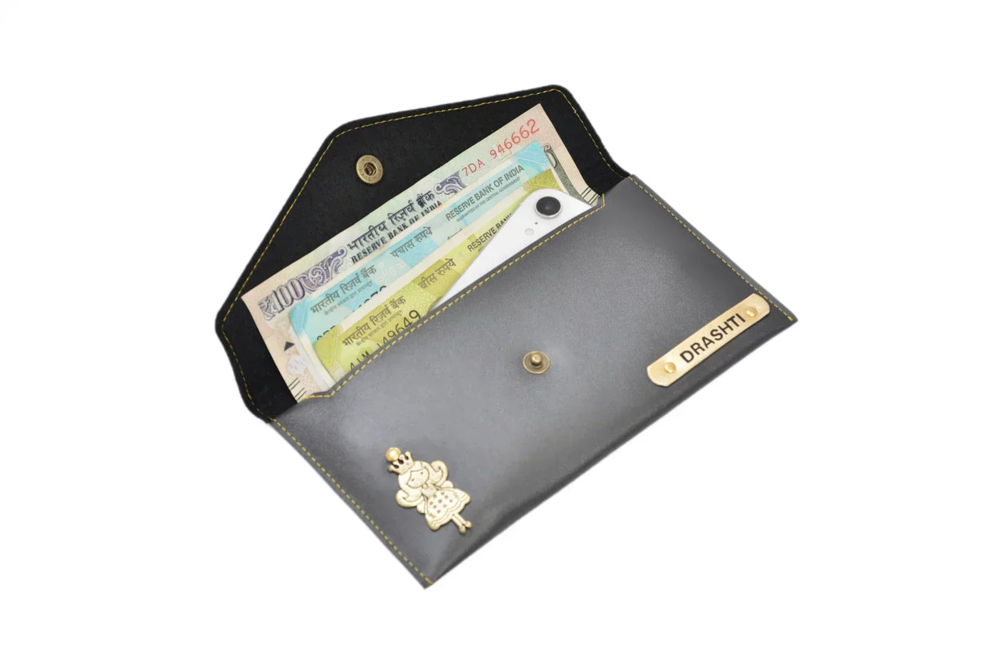 Personalized Women's Gift Combo with Bottle- Grey