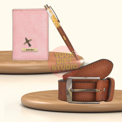 Customized Men's 3 Pcs Combo 2.0 - Pink