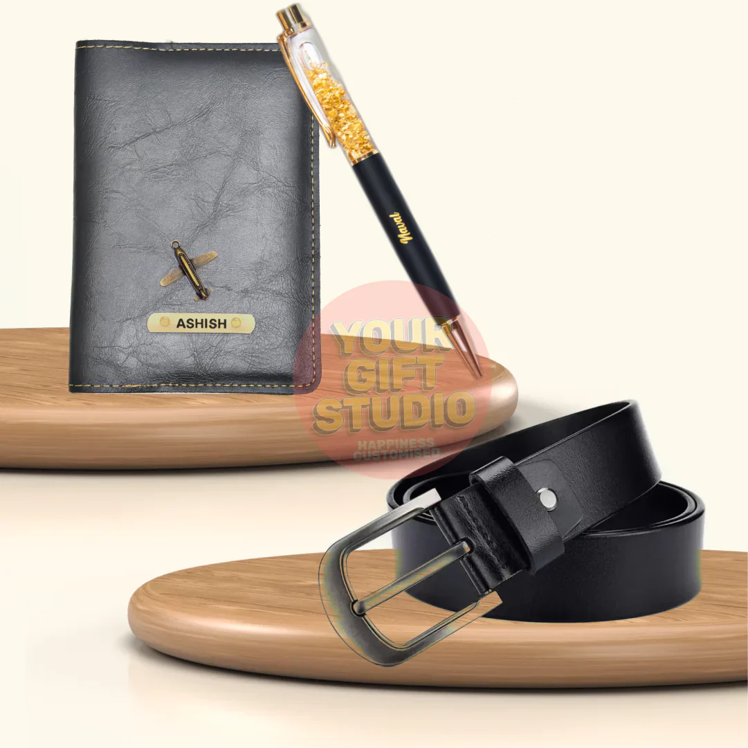 Customized Men's 3 Pcs Combo 2.0 - Black