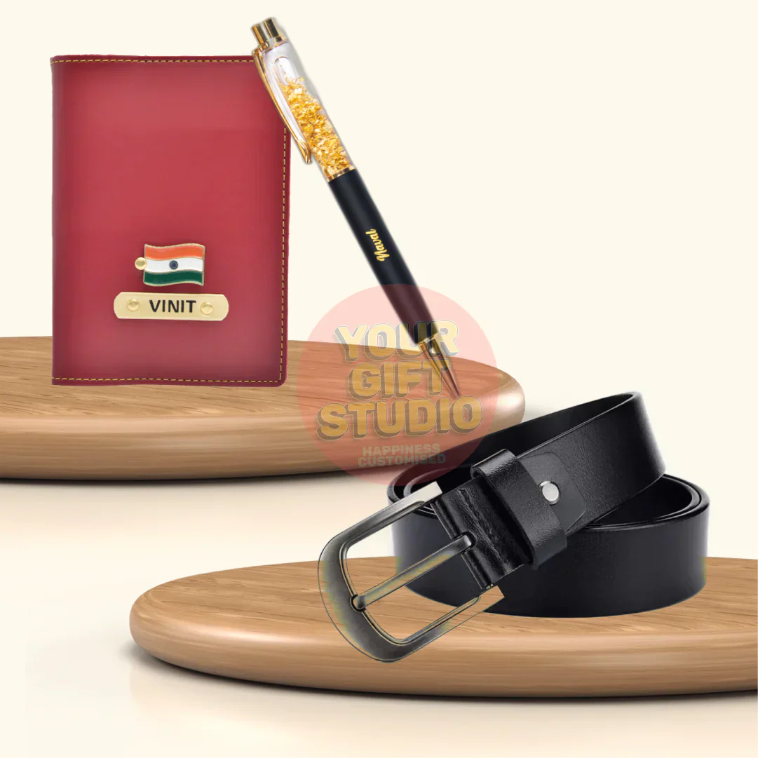 Personalized Men's 3 Pcs Combo 2.0 - Wine