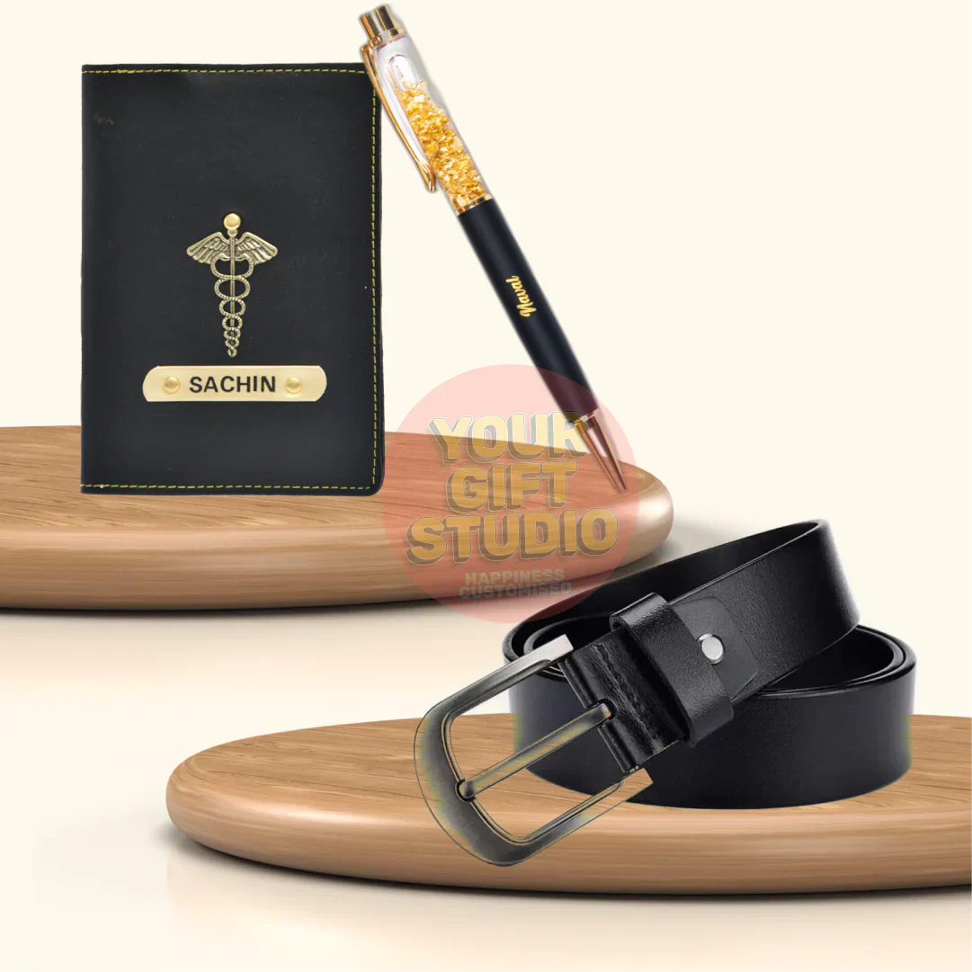 Personalized Men's 3 Pcs Combo 2.0 - Black