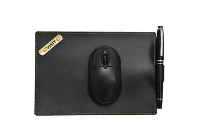 Personalized Mouse Pad with Name - Black