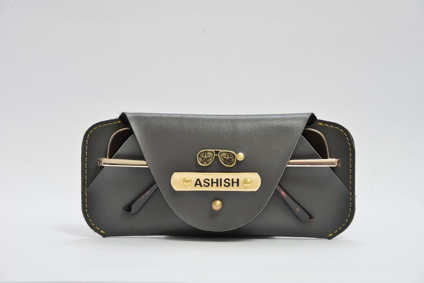 Personalized Stylish Eyewear Case 2.0 - Grey