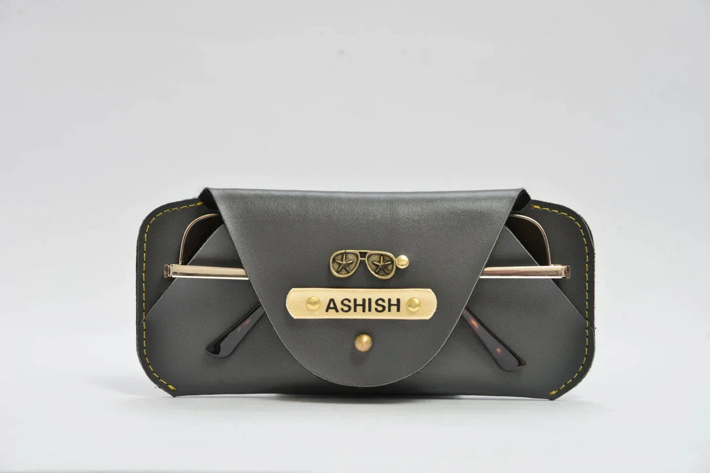 Personalized Stylish Eyewear Case 2.0 - Grey