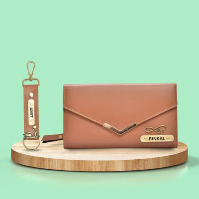 Customized Women's Gift Combo 2 Pcs - Tan