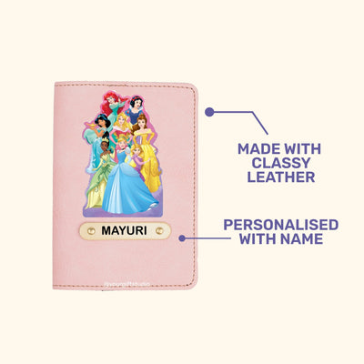 Disney Print Personalised Nexon Passport Cover - Pink
