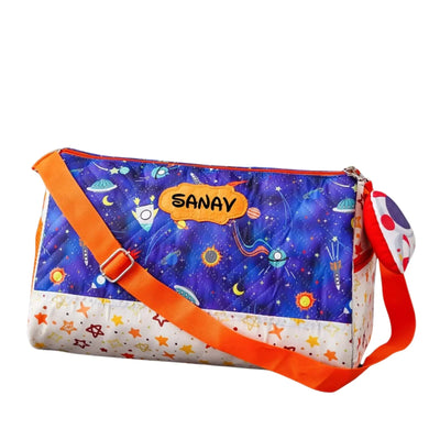 Your Gift Studio Space Print Kids Customised Duffle Bag