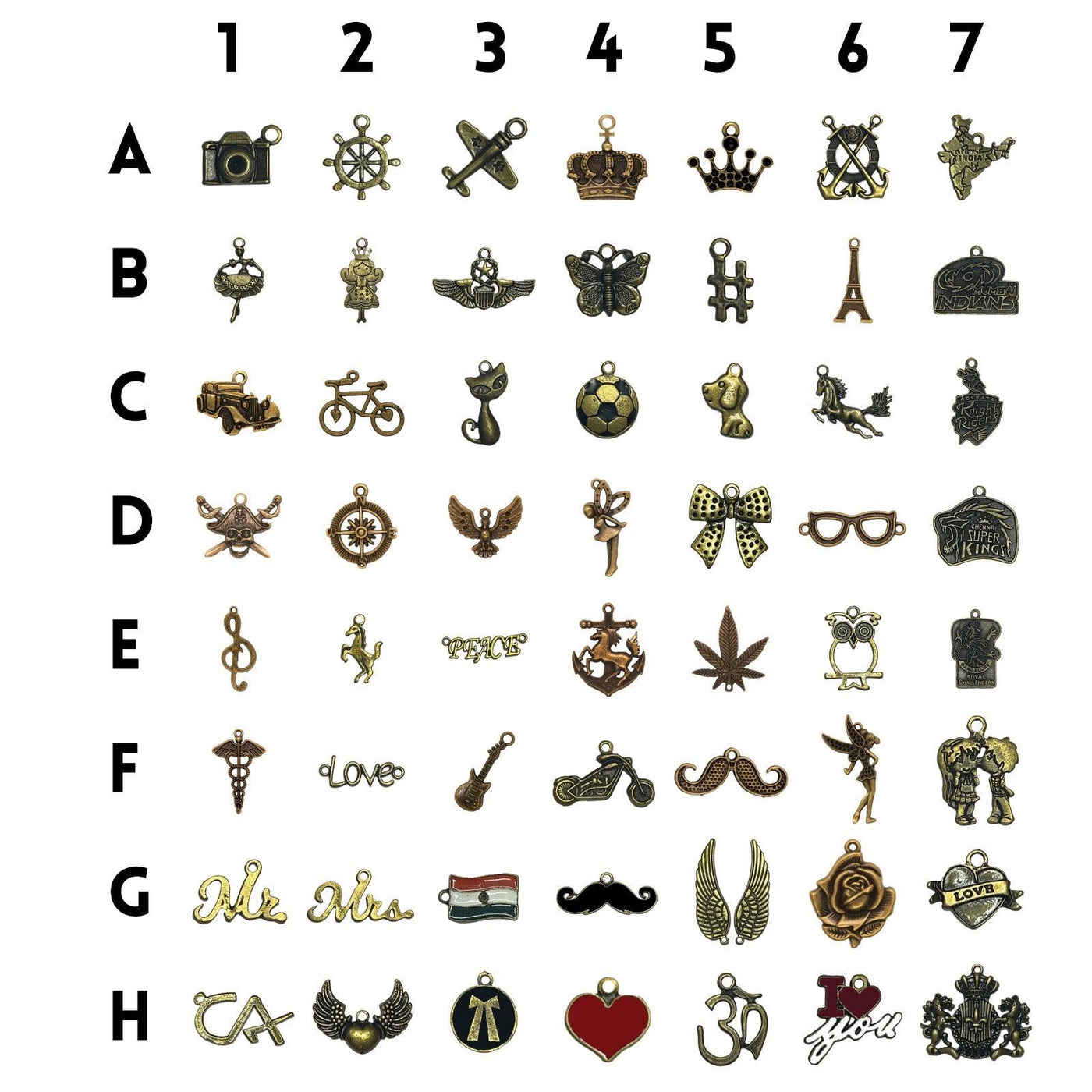 Personalised Mens wallet with Charm