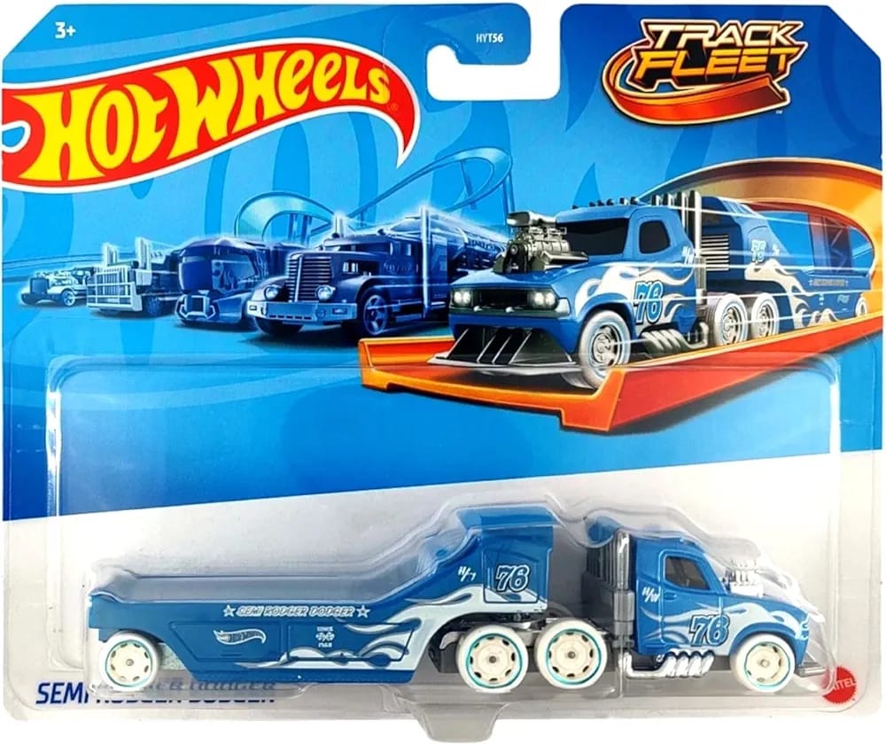 Hot Wheels Track Fleet Semi Rodger Dodger Truck Exclusive Collection