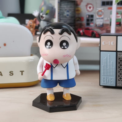 Shinchan Holding Rose Figures (Select From Drop Down Menu)
