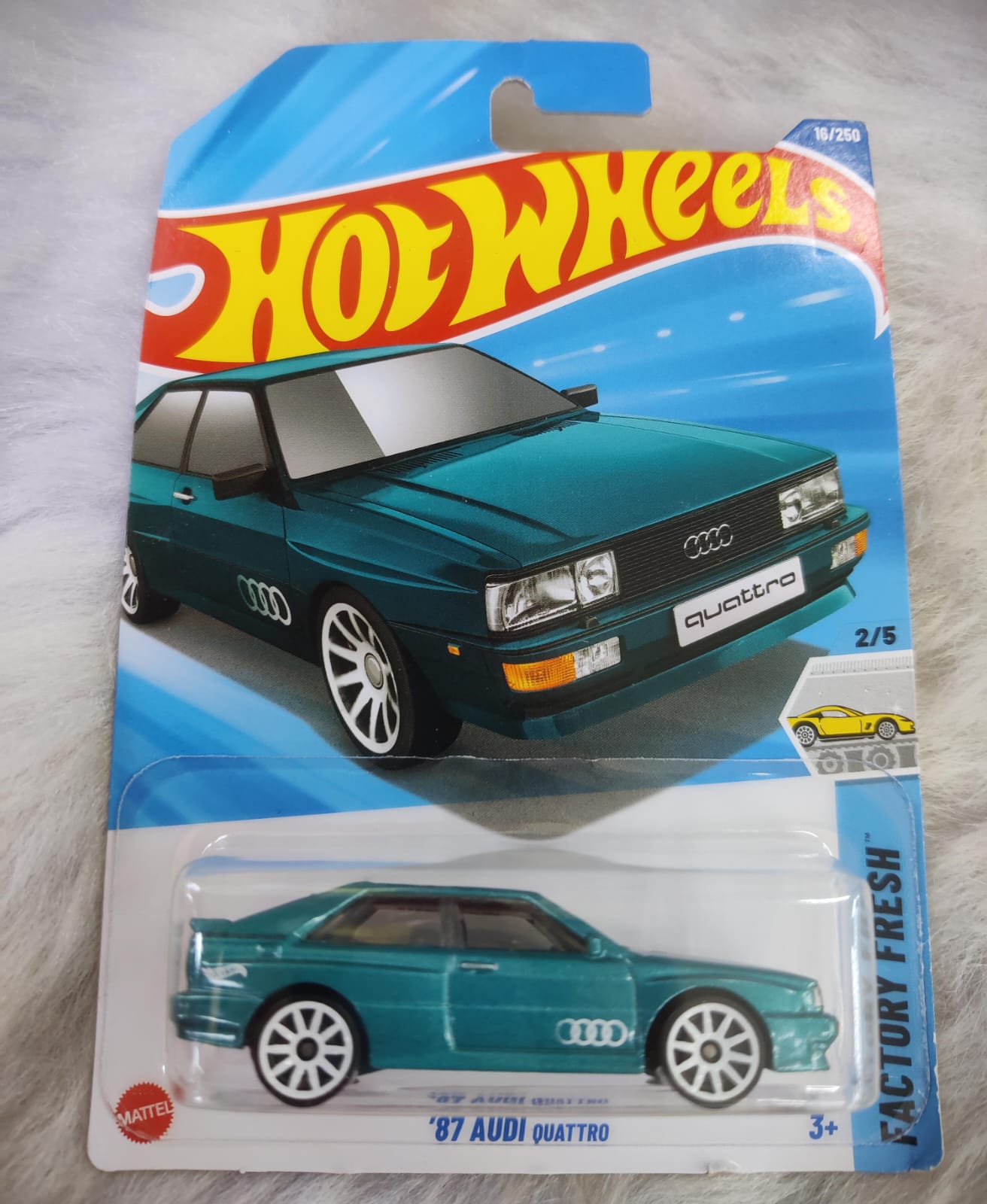 Hot Wheels '87 Audi Quattro Vehicle Exclusive Collection