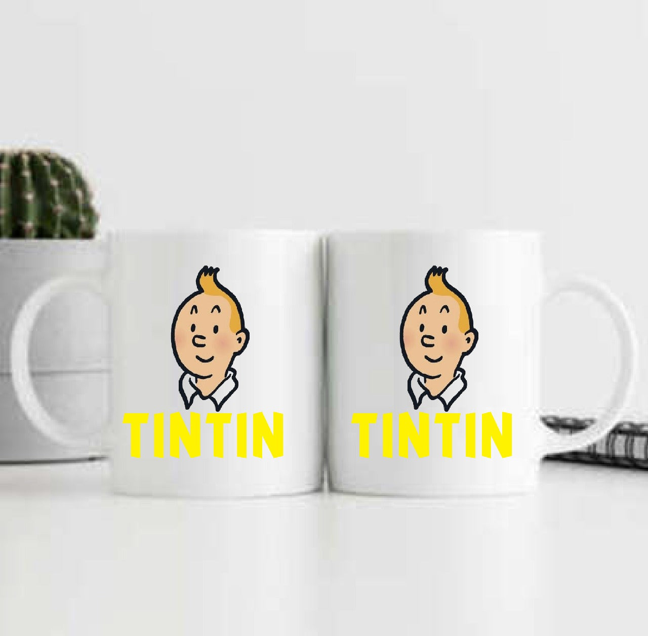 Tin Tin 3D Ceramic Coffee Mug