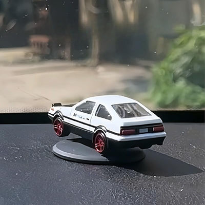 AE86 Sedan Car Alloy Model Van Drifting for Car dashboard.