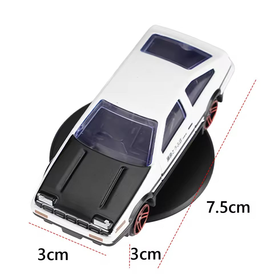 AE86 Sedan Car Alloy Model Van Drifting for Car dashboard.