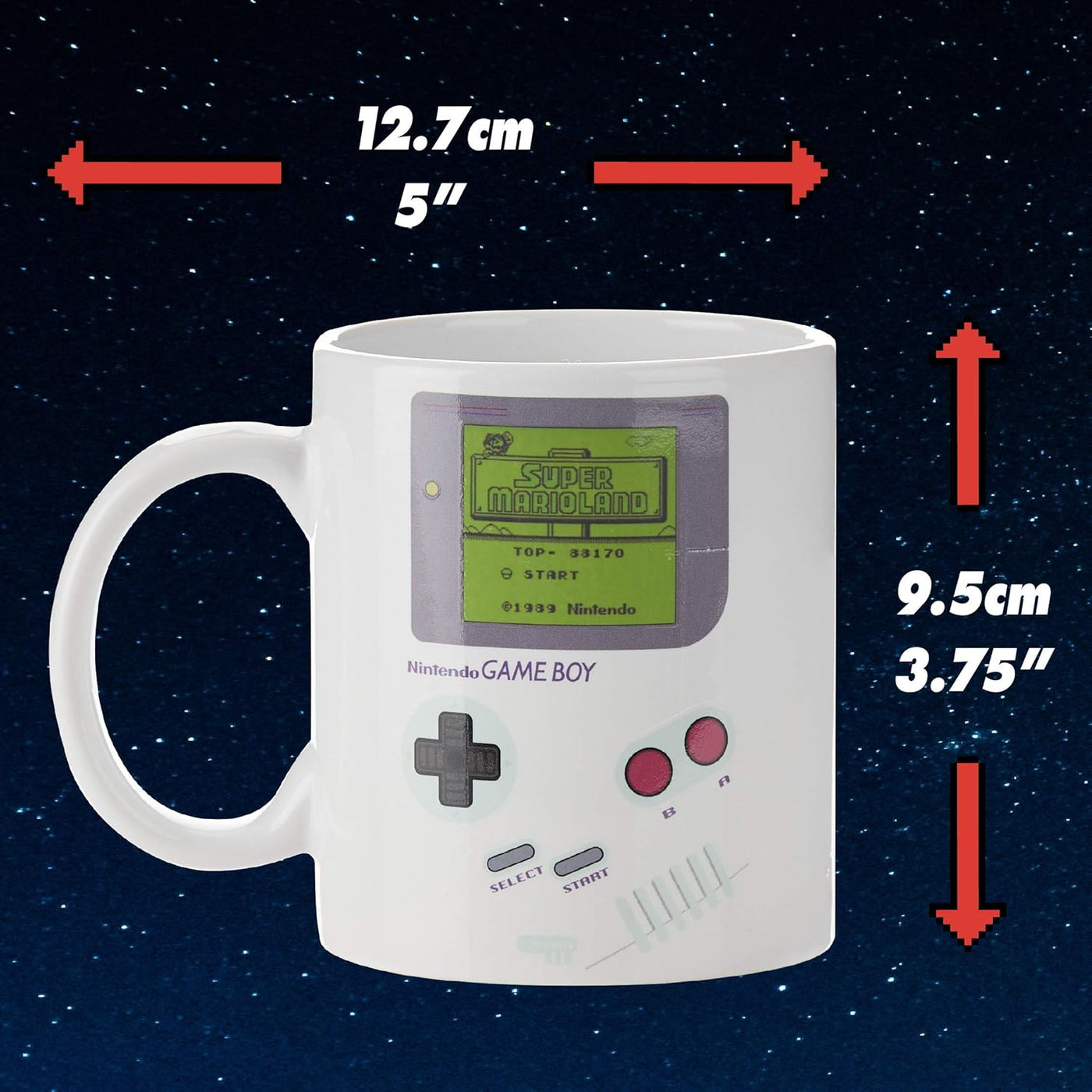 Gameboy Heat Change 3D Ceramic Mug