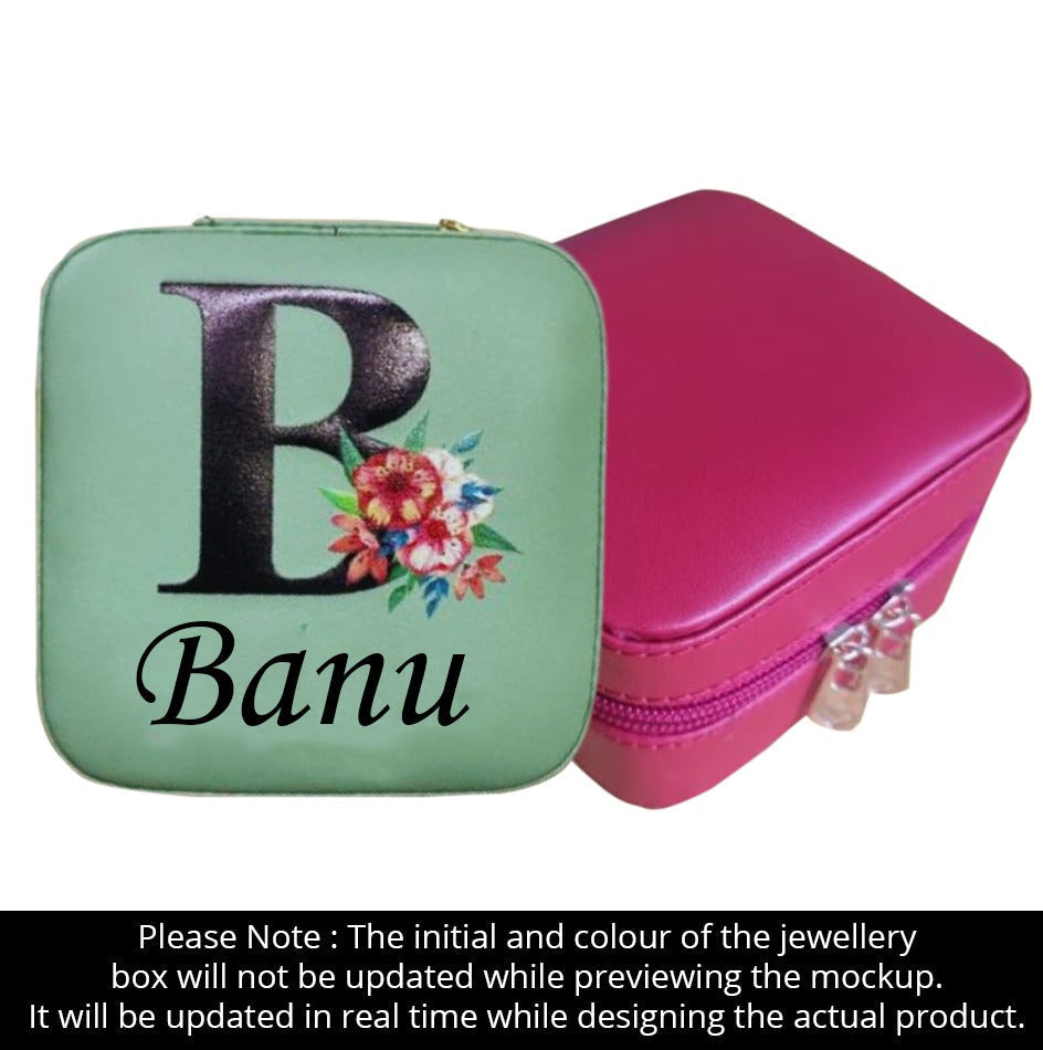 Personalised Name Engraved Mini Jewellery Boxes (No COD Allowed)  - Prepaid Orders Only