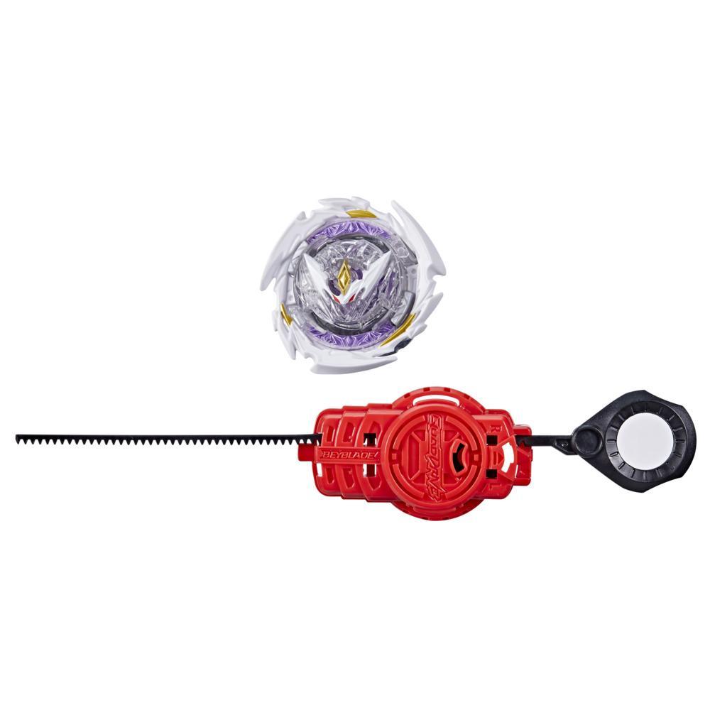 Hasbro Official Beyblade Burst QuadDrive Destruction Belfyre B7 Spinning Top Starter Pack -- Battling Game Top Toy with Launcher