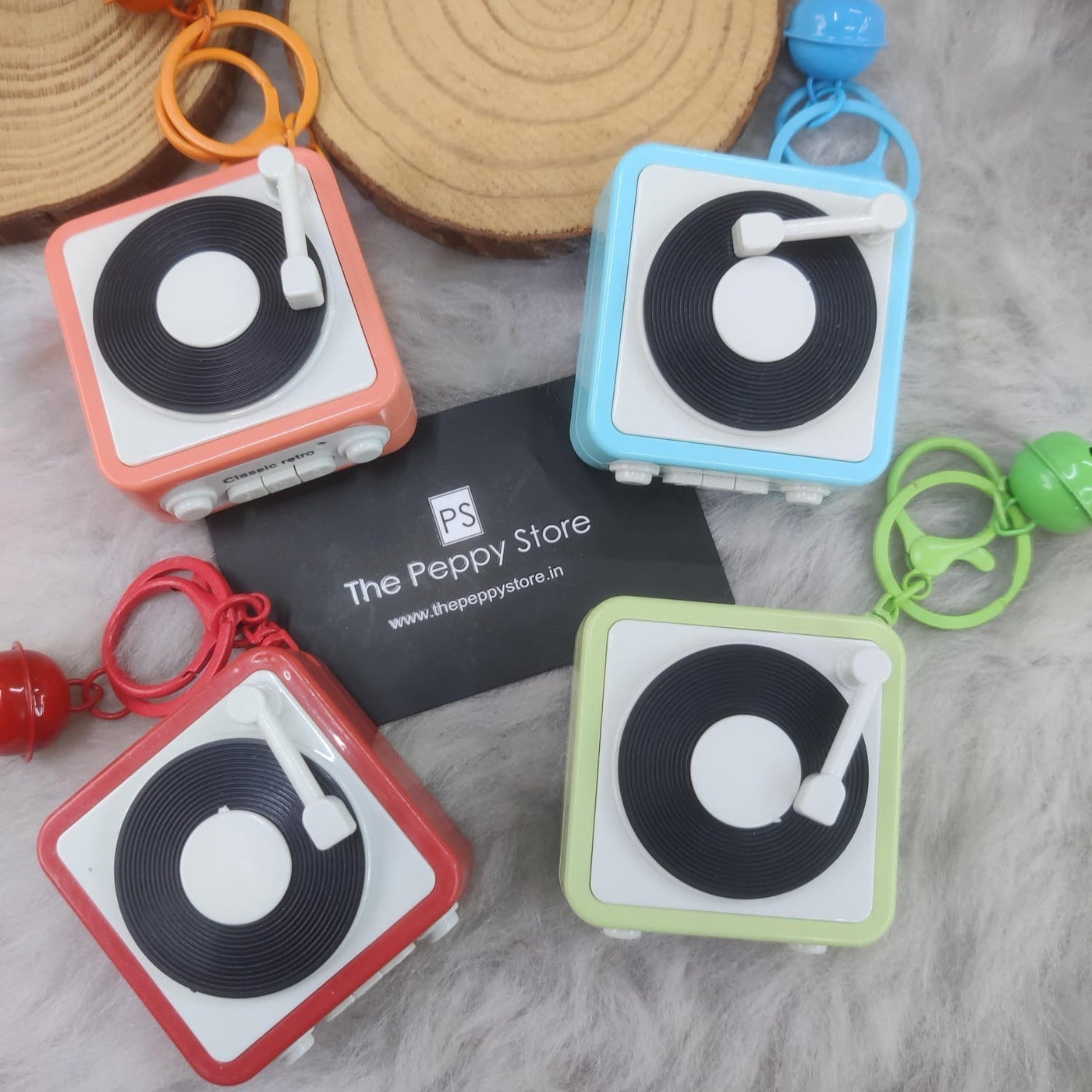 Vintage Tape Recorder 3D Keychain With Sound (Choose From Drop Down Menu)