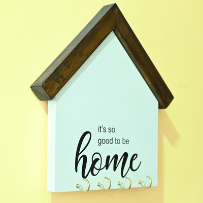 Wooden House Sign Keyhanger