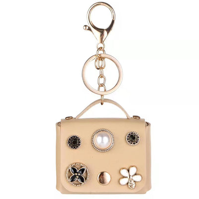 Cute Handbag Keychain With Bagcharm (Select From Drop Down Menu)