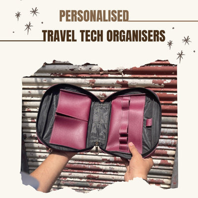 Personalised Travel Tech Organiser (No Cash On Delivery Allowed On This Product) - Prepaid Orders Only