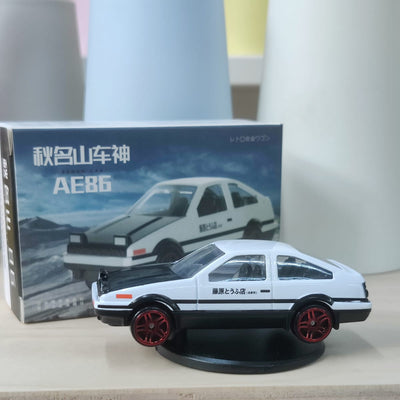 AE86 Sedan Car Alloy Model Van Drifting for Car dashboard.