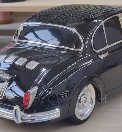 WS - 596 Wireless Car Bluetooth Speaker With Working Headlights - Black